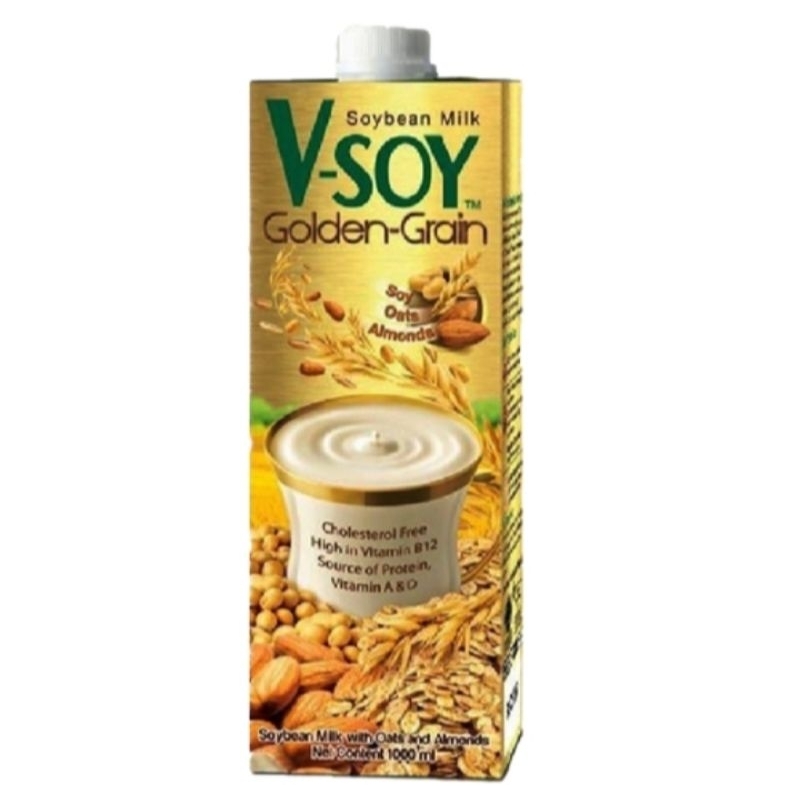 

° V-Soy Golden Grain Soy Milk Uht 1000Ml