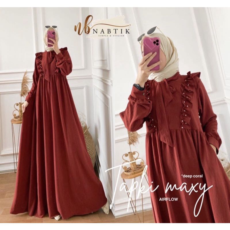 Tapki maxy dress crinkle