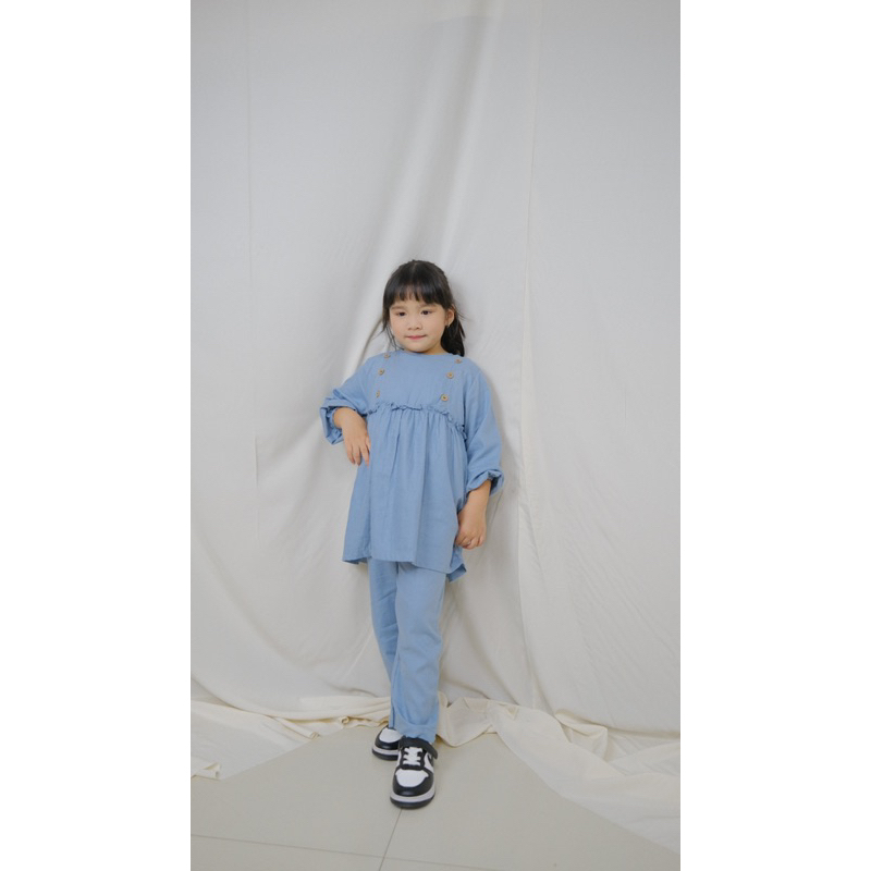 Mooi Setelan Anak Perempuan Syifa Tunik Set / Setelan Anak / Tunik Anak