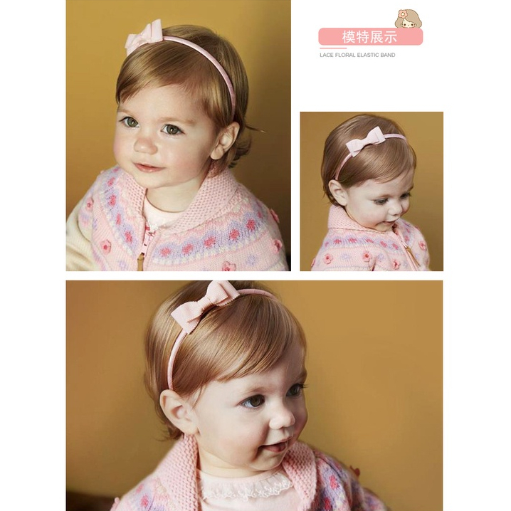 CUTE BOW GIRL HEADBAND SOFT PASTEL COLOR BANDO ANAK PEREMPUAN CEWEK BENDO PITA RIBBON WARNA SOLID POLOS KOREA KOREAN STYLE TODDLERS BABY BAYI