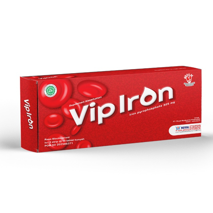 Vipiron Zat Besi Bagus untuk Penambah Zat Besi dalam Darah