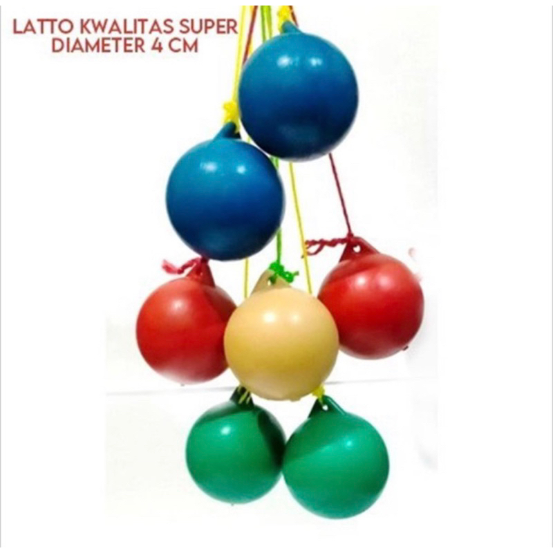 Latto Latto Ukuran 4cm - Mainan latto Latto Besar - Lato-Lato Besar - Latto Latto