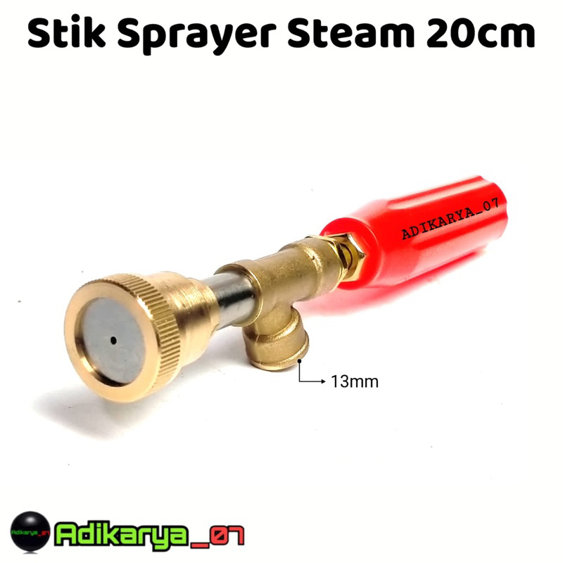 Stik Steam stick sprayer stik power sprayer 20cm stik sprayer gun stik cuci motor kuningan