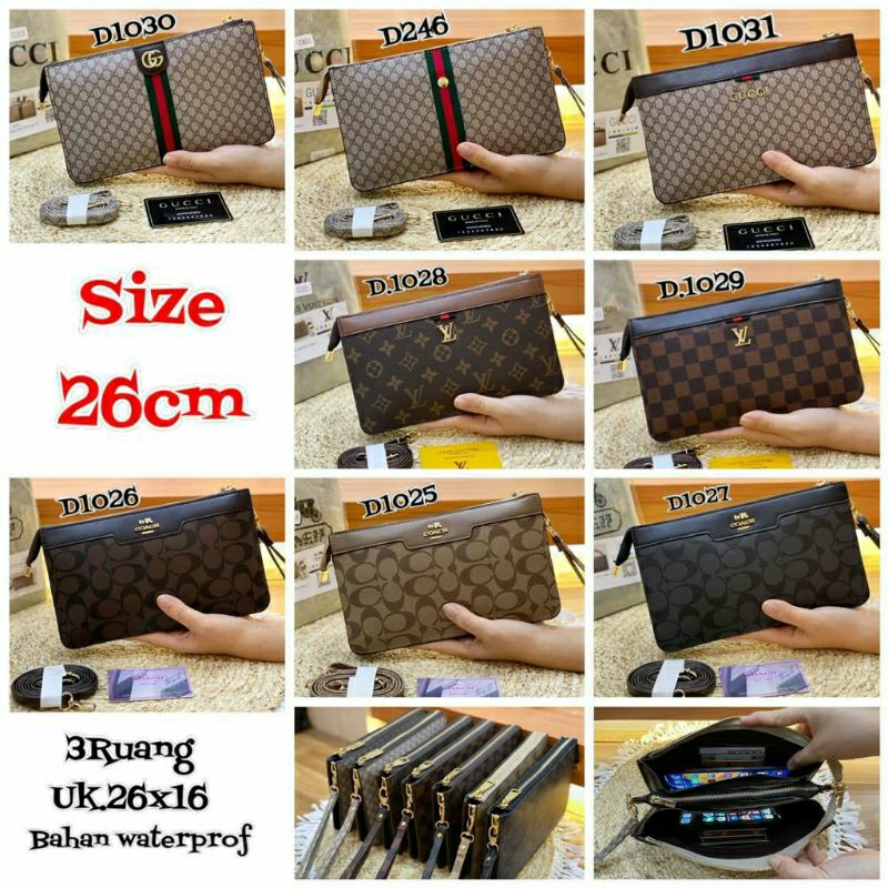 CLUTCH HANDBAGS BRAND LV WP IMPORT SEMPREM