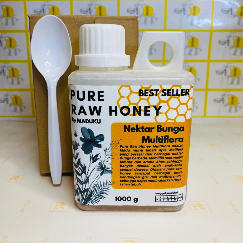 Madu Multiflora 500 Gram Nectar Bunga Alami