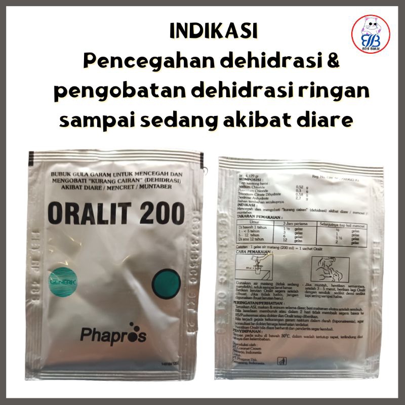 oralit sachet cairan oralit pertolongan pertama dehidrasi kucing