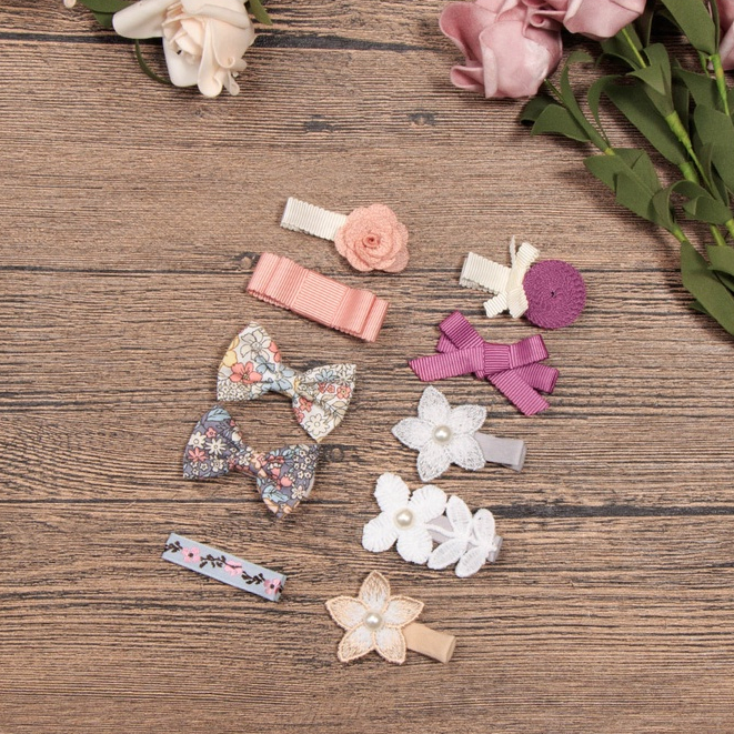 KOREAN STYLES CUTE FLOWER RIBBON HAIRPIN JEPIT RAMBUT ANAK BAYI JAPANESE BUNGA PITA SIMPUL BOW KNOT SOFT PASTEL COLOR GIRL PEARL AKSESORIS PEREMPUAN CEWEK KAIN LACE RENDA