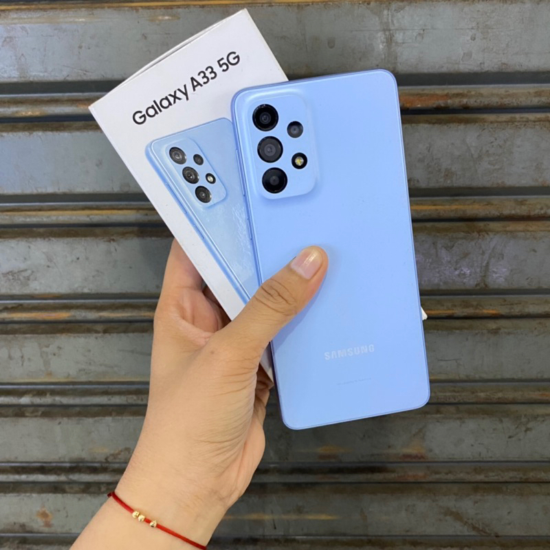 Samsung A33 5g 8/128gb second bekas pakai normal fullset Resmi