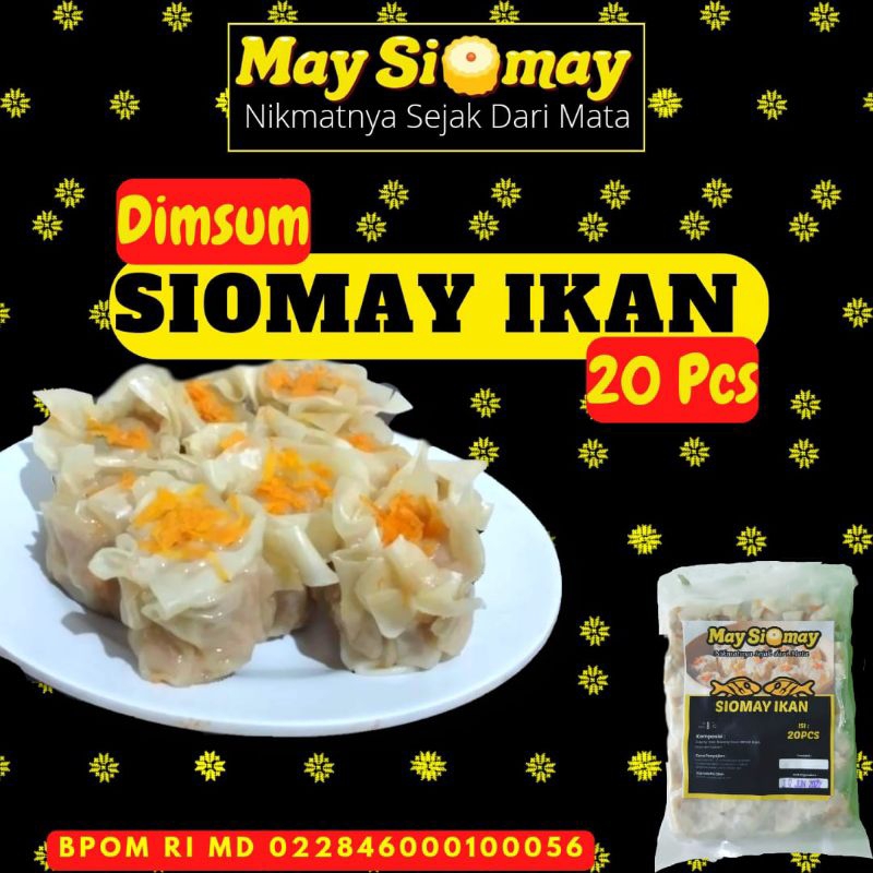 Siomay Ikan 20pcs Mathos/May Siomay Ikan/Siomay Ikan/Dimsum/Somay/Siomay/Mathos