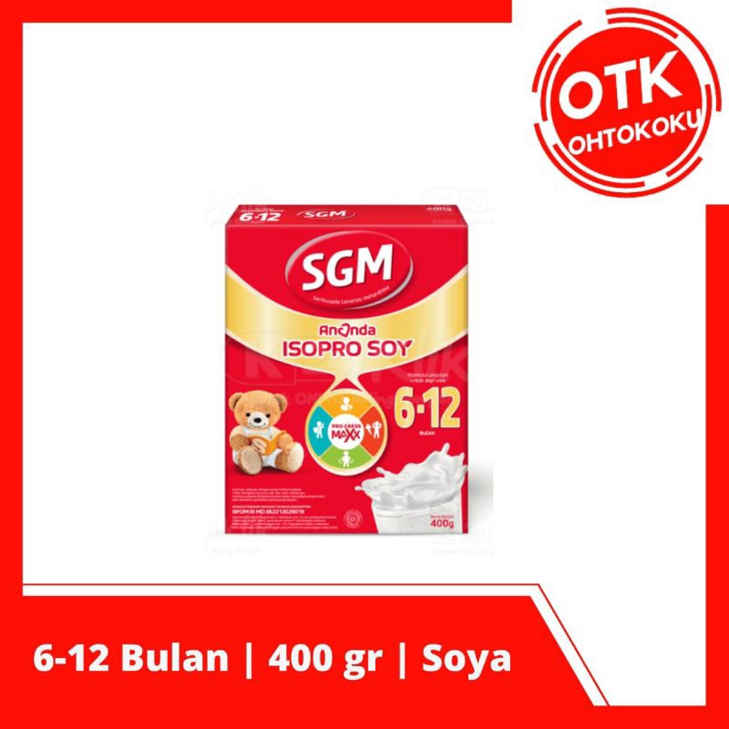 SGM SOYA ISO PROY SOYA 6-12 BULAN 400 GR