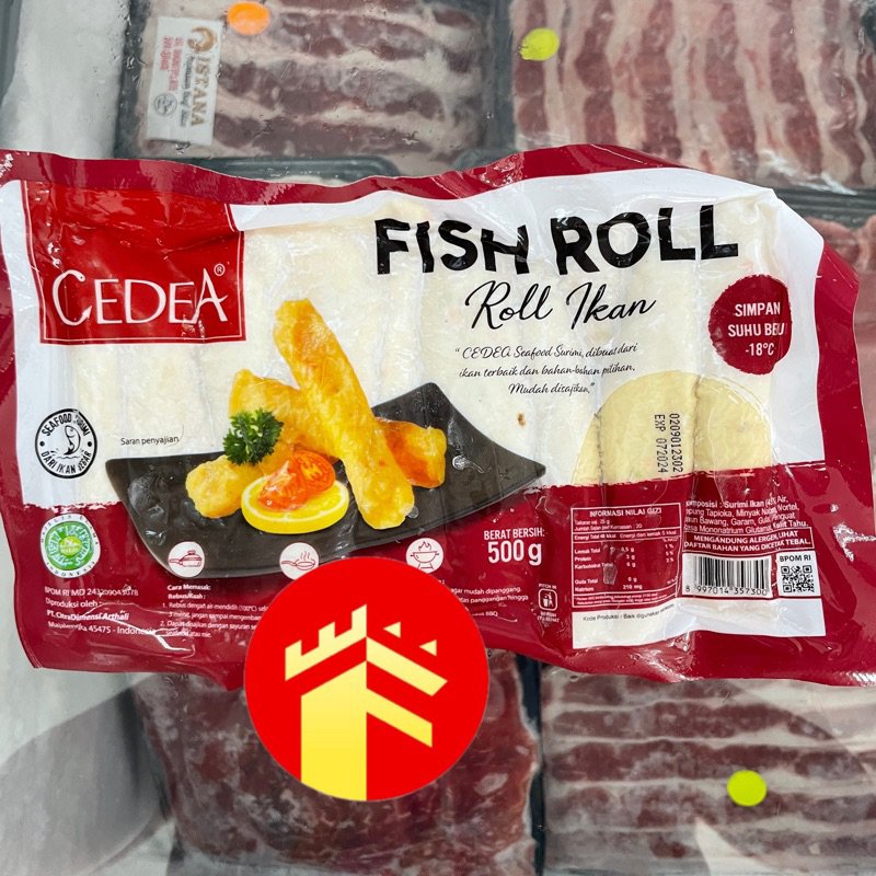 

CEDEA FISH ROLL ORIGINAL 500 GR FISH DUMPLING CHICKEN CHEESE FISH ROLL CRAB STICK