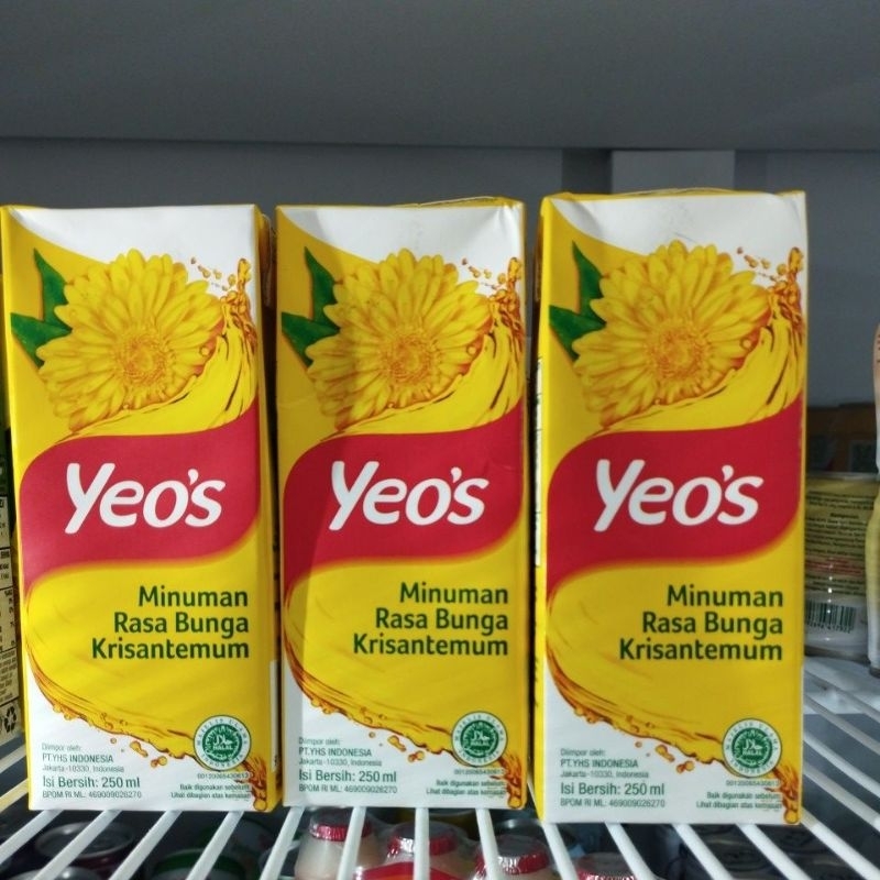 Yeos Minuman Rasa Bunga Krisantmum 250ml