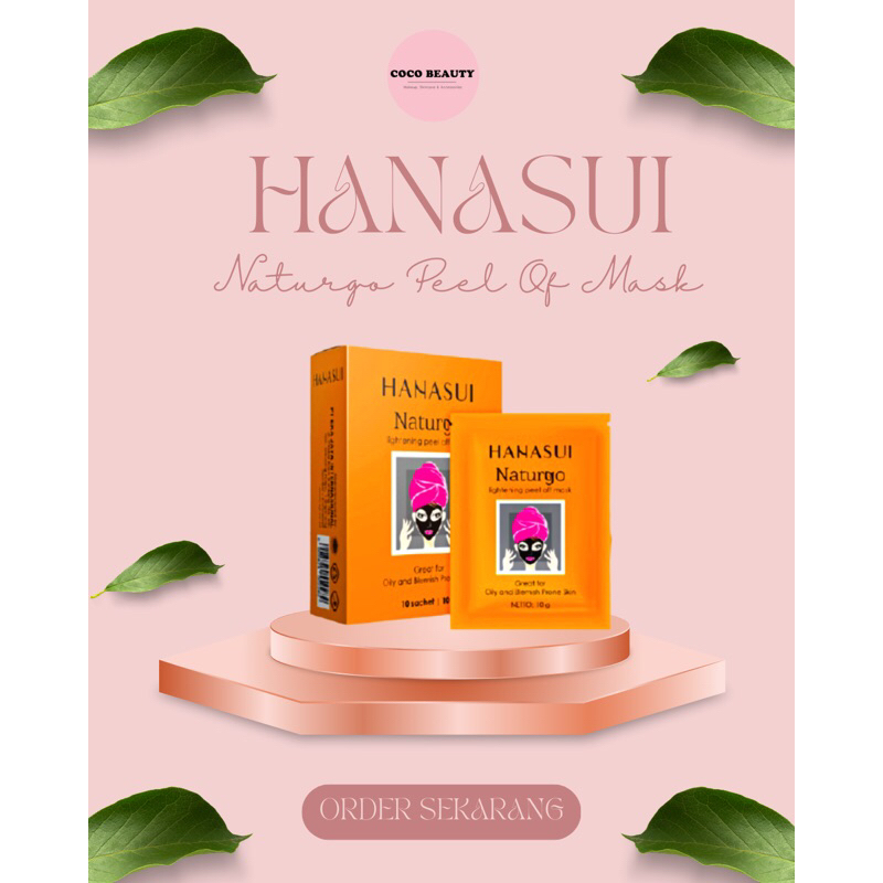 Jual Hanasui Naturgo Peel Of Mask Sachet | Shopee Indonesia