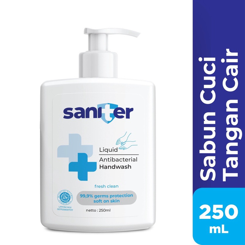 Saniter Hand Wash Cuci Tangan Botol 250ml|Refill pouch 200ml | 400 ml