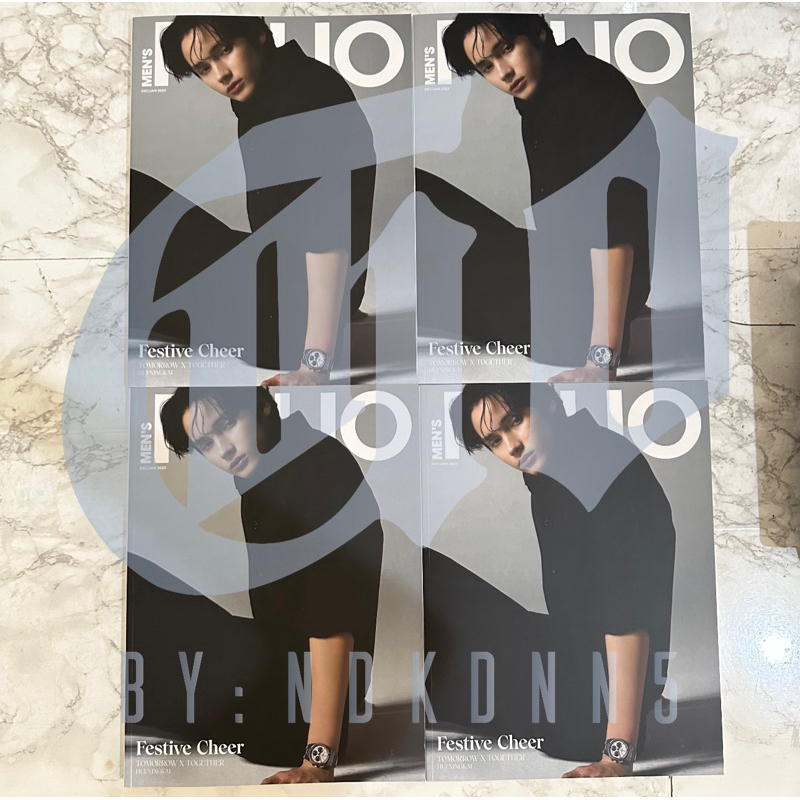 [READY STOCK] Men’s Folio Magazine Hueningkai TXT Cover December January 2023 Issue