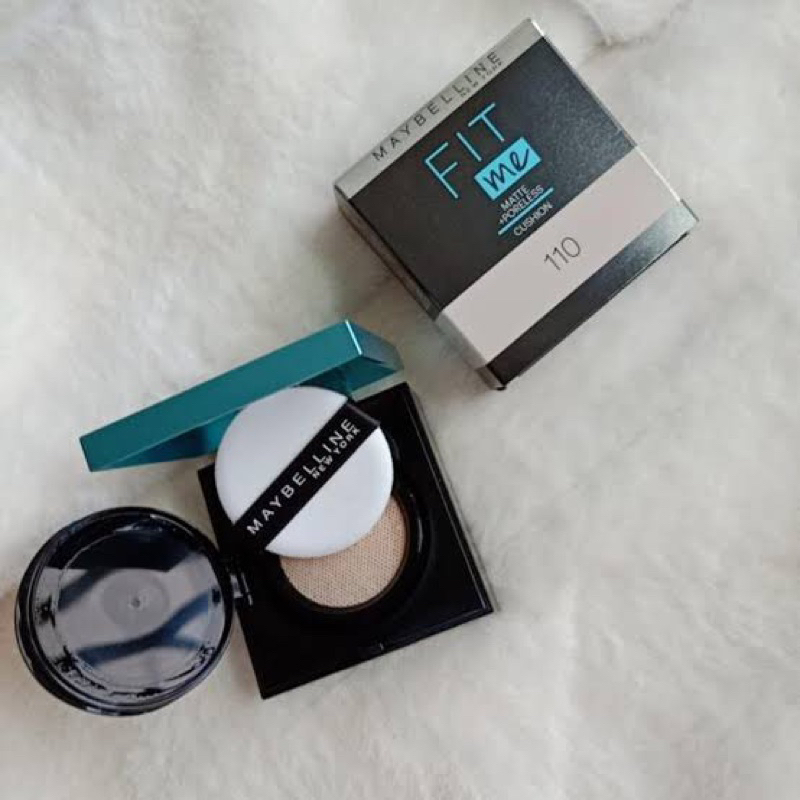 Maybelline Fit Me Matte &amp; Poreless Cushion / Bedak Cushion Maybelline Fit Me