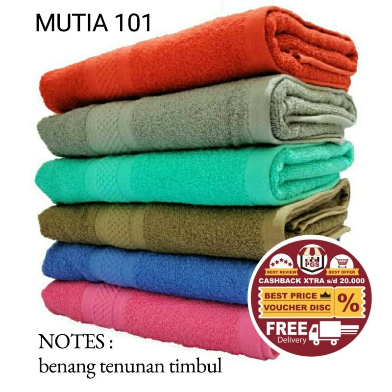 Handuk Mandi Dewasa MUTIA JUMBO BESAR uk 70x140 cm TEBAL 390gr Handuk Mandi Hotel Premium Full Katun 100% Handuk Abu2 Brown Biru Navy Coklat Green Grey Hijau Kuning Merah Orange Pink Ungu Putih Purple Red Yellow White