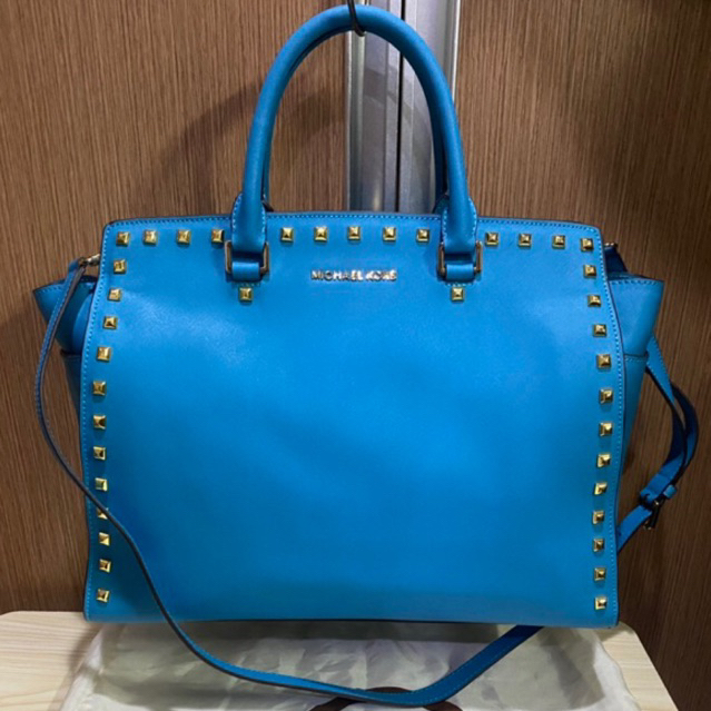 Tas Michael Kors Selma Stud MK ORI Handbag Large ORIGINAL - Dijamin Asli