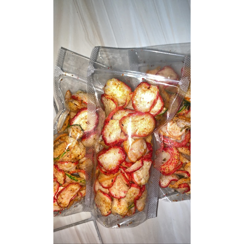 

krupuk seblak pedas gurih