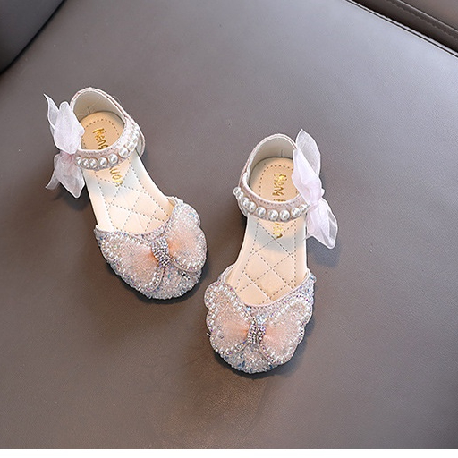 SH6-Sepatu Pesta Anak Perempuan Blink Mutiara Kupu