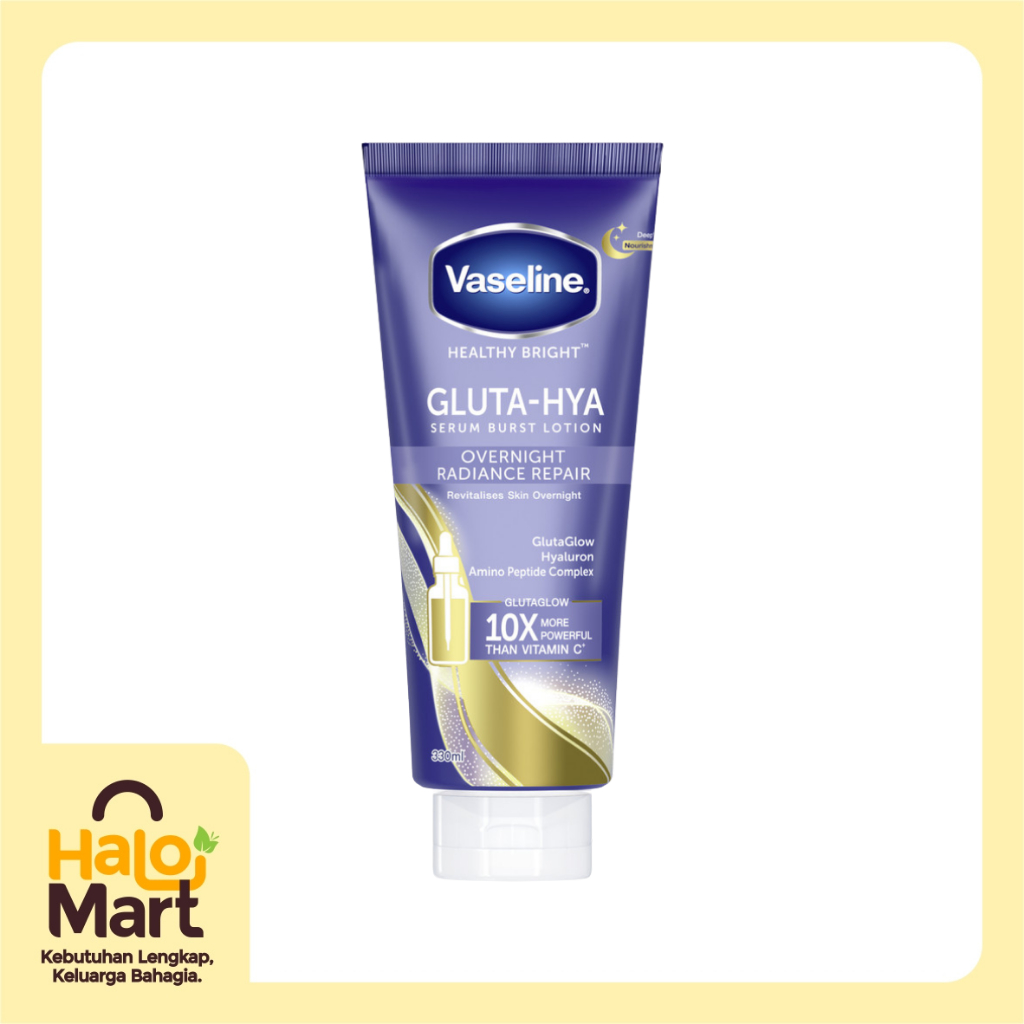 VASELINE GLUTA-HYA OVERNIGHT 330 ML