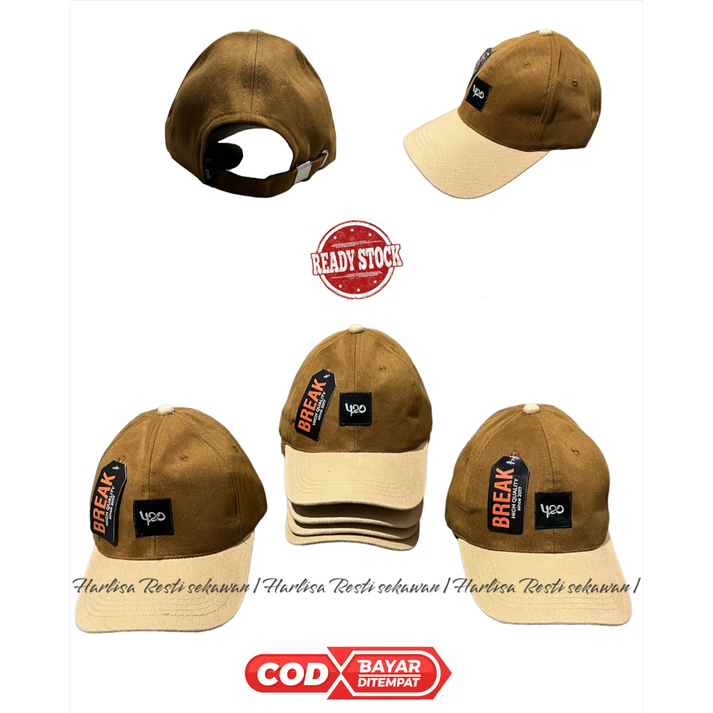 TOPI DISTRO PRIA BORDIR 4.20 BASEBALL CAPS DISTRO PREMIUM - TOPI POLOCAPS PREMIUM DISTRO TERBARU