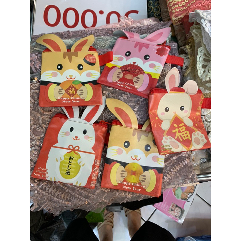 

SaLE Angpao imlek / Dompet Imlek 1 pc / dompet angpaou / angpao / angpau rabbit / dompet koin angpao / angpao kelinci / angpao rabbit