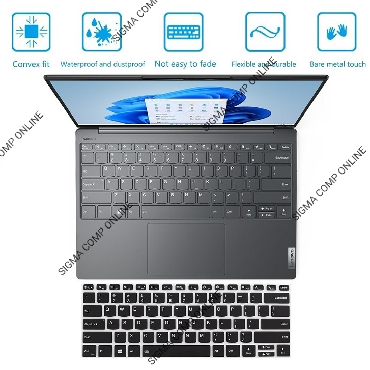 Keyboard Protector Lenovo Yoga Slim 7 7i 13 13.3" Carbon 13IAP7 Yoga Slim 9 9i 14" (Gen 7) - Cover P