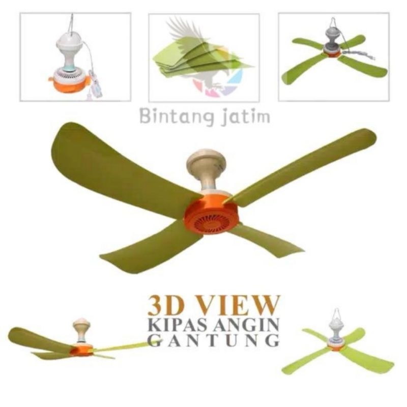 Kipas Angin Gantung / Mini Fan Gantung 12W 25W 30W