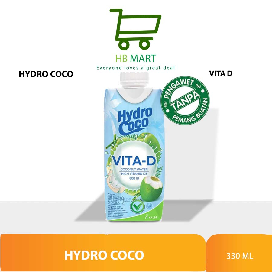 

HYDRO COCO VITA-D COCONUT WATER 330ML