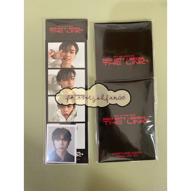 NCT 127 The Link+ Fortune Card Sealed 4cut Johnny