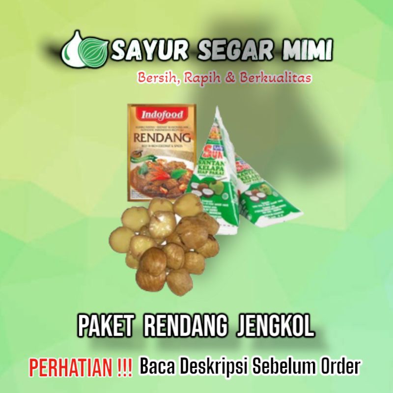 

Paket Rendang Jengkol Spesial - Sᴀʏᴜʀ Sᴇɢᴀʀ ♏ɪᴍɪ