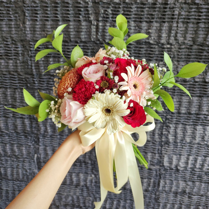 Wedding Bouquet | Buket Pernikahan Bunga Asli Medan