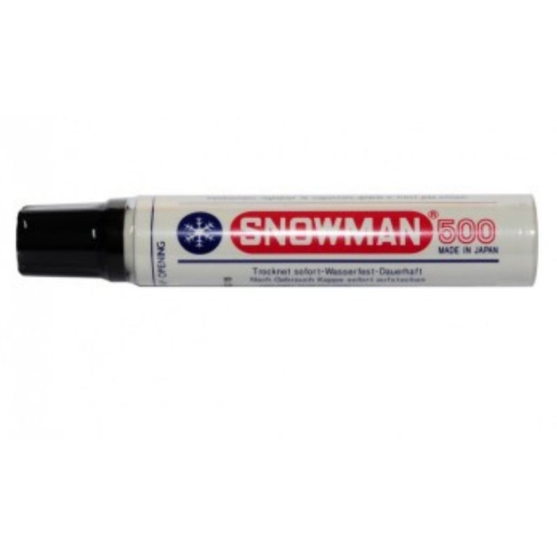 Spidol hitam permanent marker snowman 500