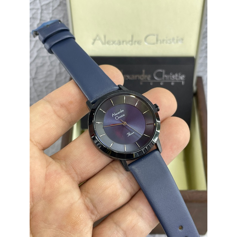 alexandre christie 2978bh wanita kulit biru