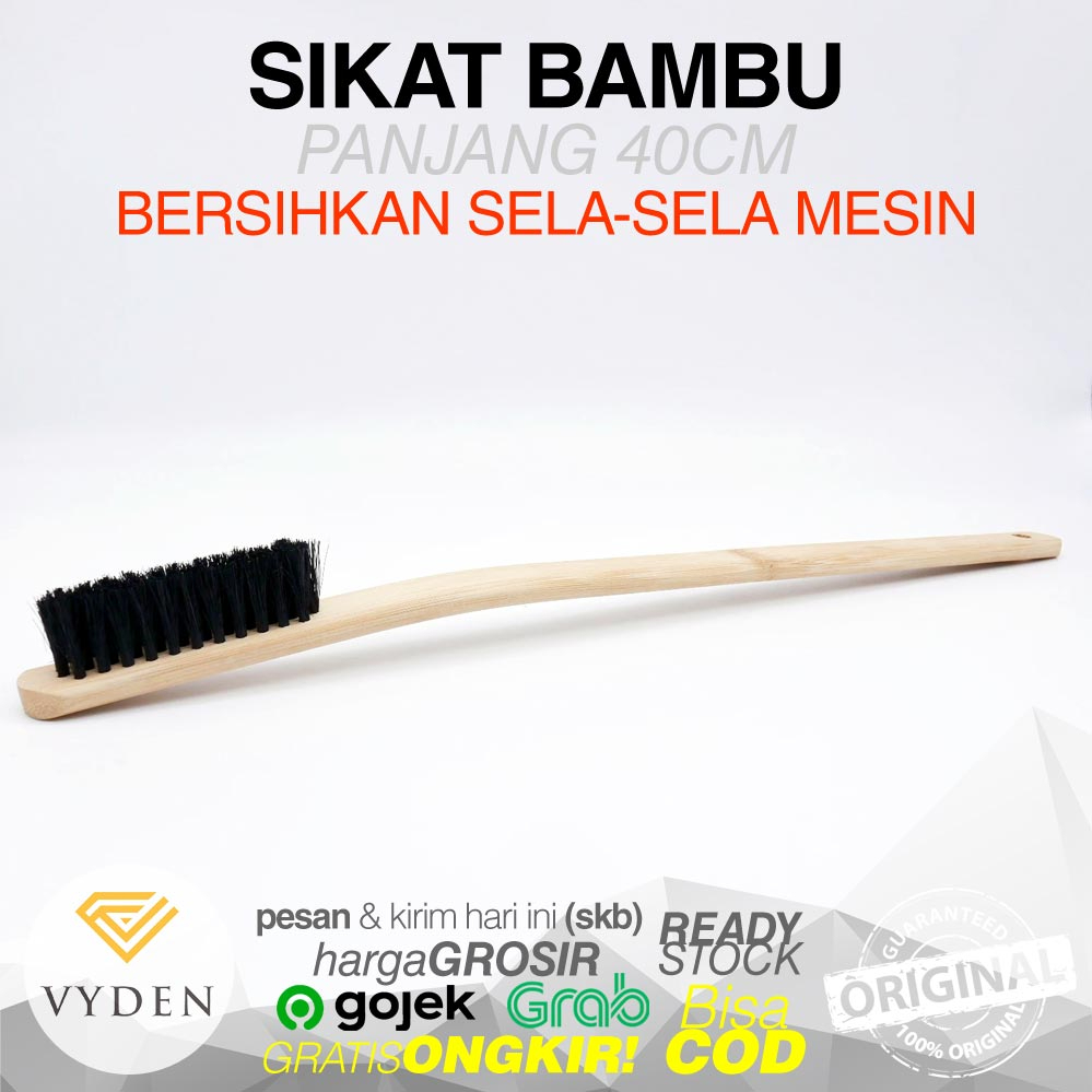 VYDEN Sikat Panjang Bambu Pembersih Mesin Kolong Pelek Fender MURAH