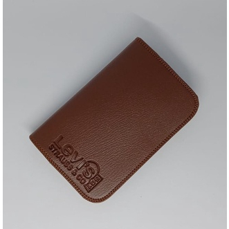 Dompet tanggung polos / Dompet lipat sintetis/dompet lipat pria/ dompet lipat sedang