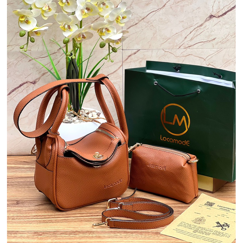 Tas Wanita Lindie 6010 Set Size 20cm (free paperbag,bill,cover)