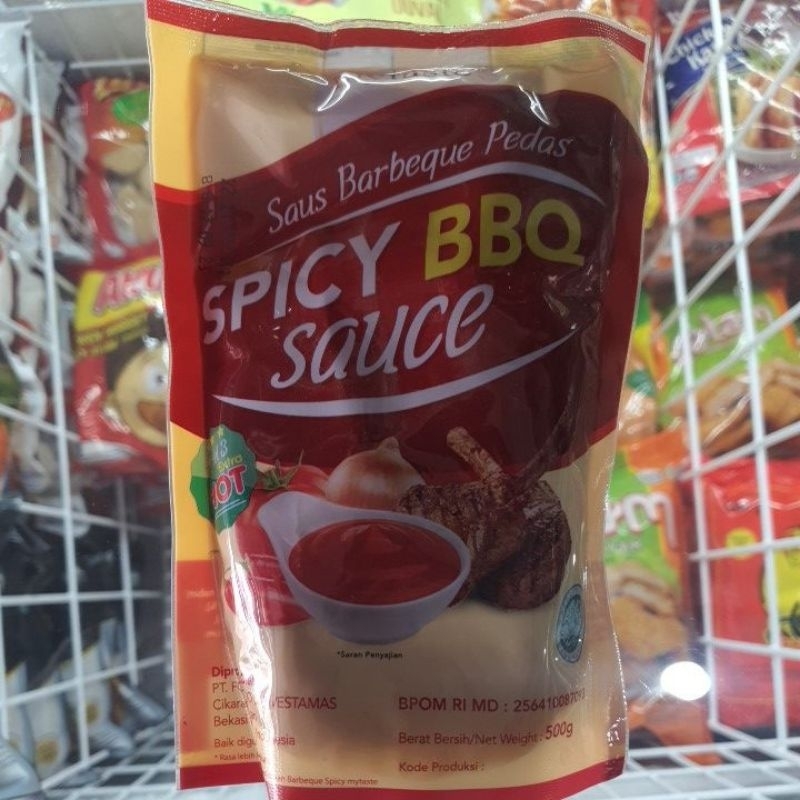 

MyTaste Saus Barbeque Pedas Level 3 500gr