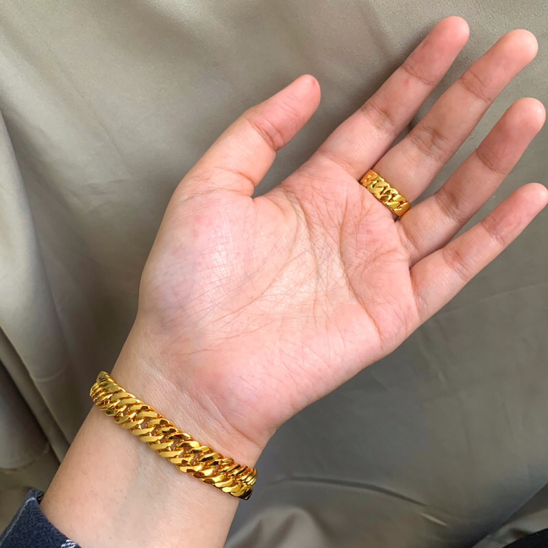 Set Mini Gelang dan Cincin Lipan