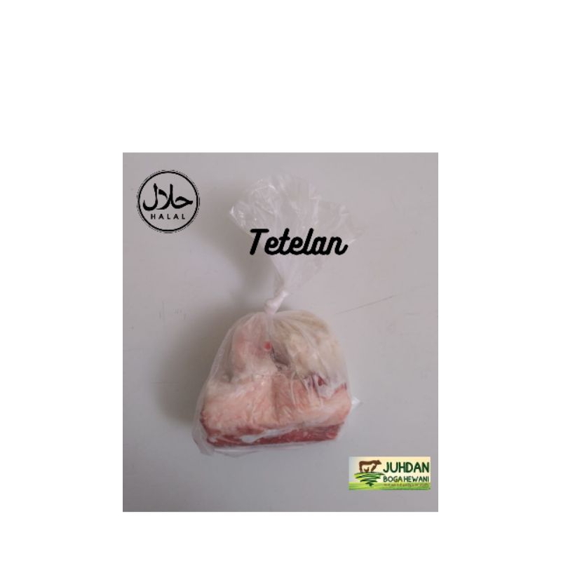 

Tetelan Sapi/500Gr/Kemasan