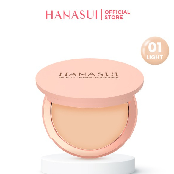 Hanasui Perfect Fit Powder Foundation | Bedak Wajah BY AILIN