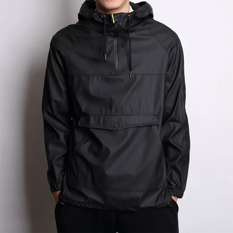 Cagoule Parasut Simple Polos - Jacket Winbreaker Parasut Terbaru Murah