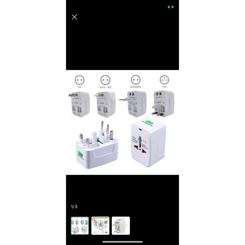 Adaptor Universal / Universal Travel Adaptor / Adaptor Internasional