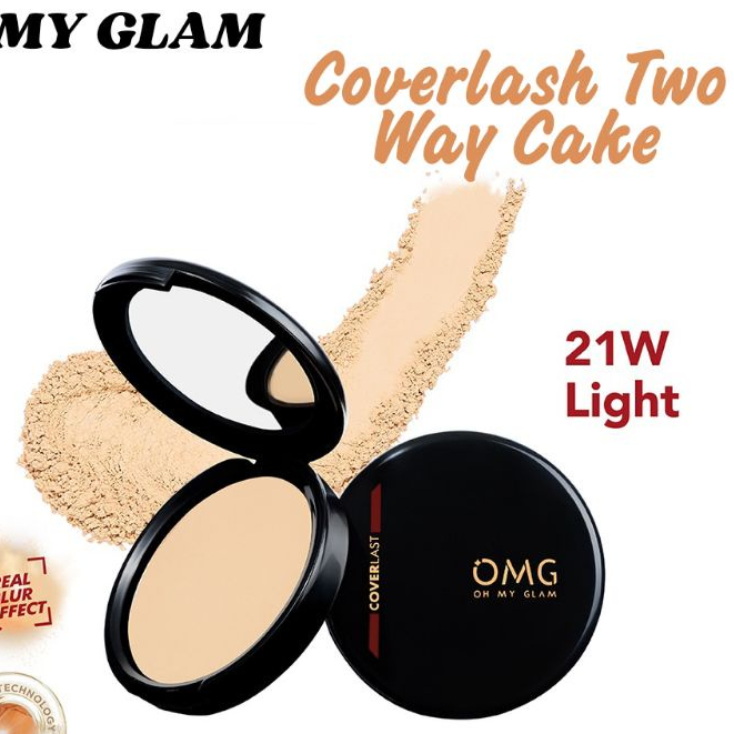 galerybeautysemarang OMG Oh My Glam Coverlast Two Way Cake SPF 20 PA+++