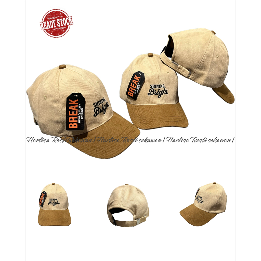 TOPI DISTRO TOPI PRIA TOPI DISTRO TOPI BASEBALL TOPI POLOCAP BORDIR SHINING Bright COD