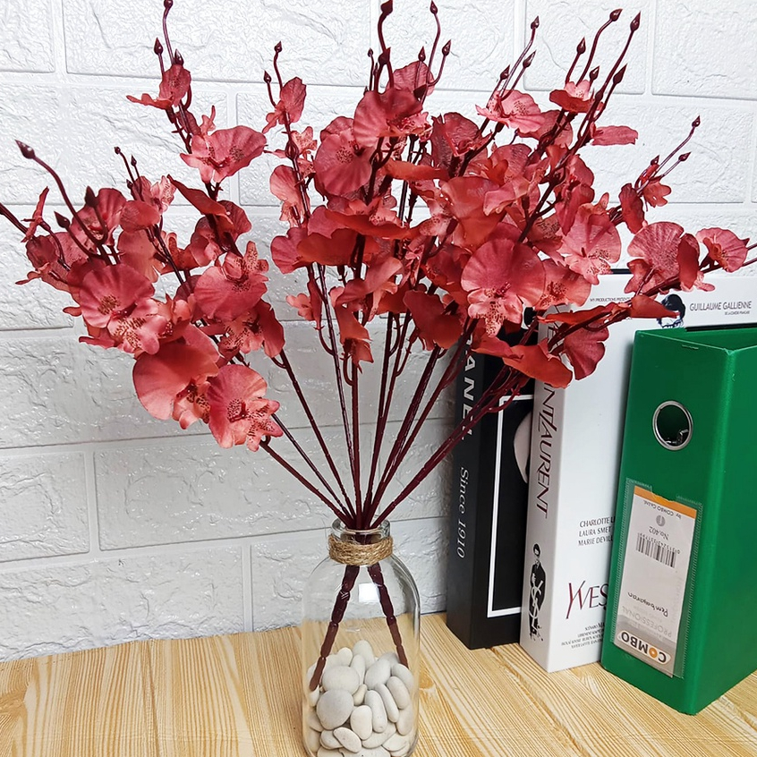 Bunga Tangkai Hias Plastik Dekorasi Rumah Kekinian Hiasan Artificial Flowers Cantik PBP155