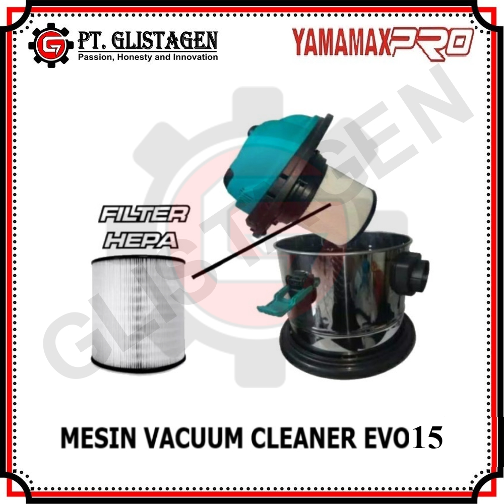 Yamamax Pro EVO-15L 3in1 Vacum Cleaner YAMAMAX EVO-15Liter 3 in 1 ( Basah, Kering, Tiup )