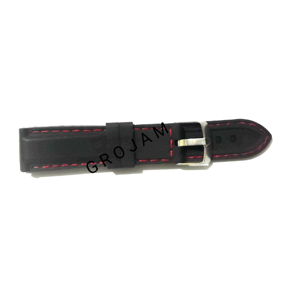 Tali Karet Jam Tangan Tali Rubber Jam Tangan Strap Jam Tangan Strap Rubber Tali Silikon Ukuran 20mm 22mm 24mm 26mm