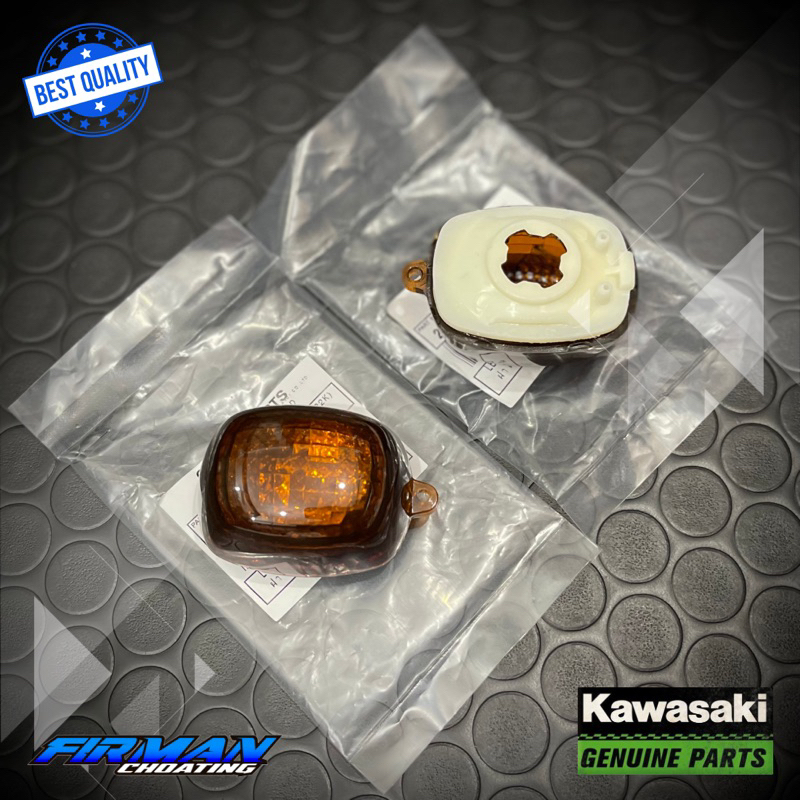 MIKA LAMPU SEIN COKLAT SEN LENS ASSY REAR NINJA RR NEW OLD 23048-1166 PNP NINJA R SS ORIGINAL KAWASAKI